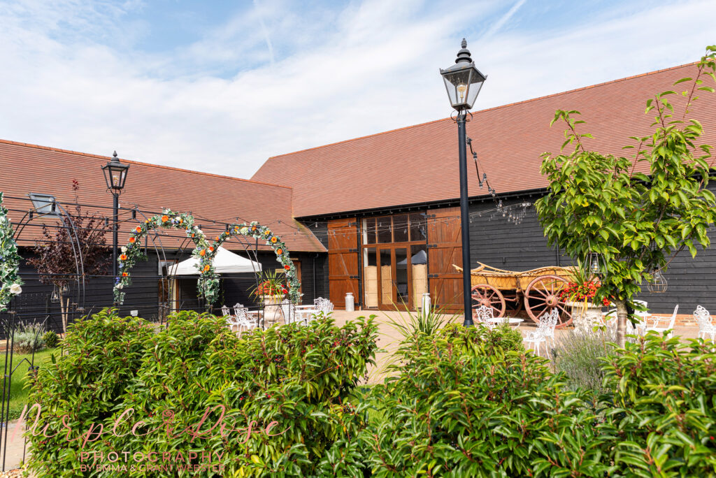 Photo of the barns at a Winter Tales Country Barn in Milton Keynes